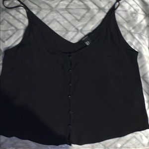 Black crop top